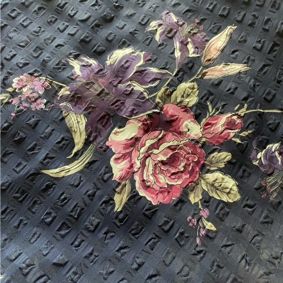 Vintage California Dynasty Sheer Dark Floral Camo Slip Dress Small 90s Romantic - Picture 4 of 10